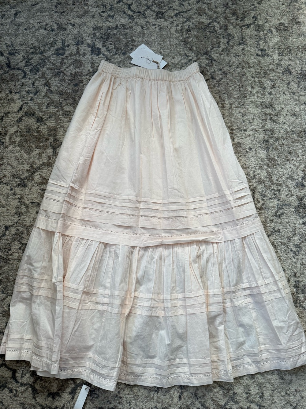 Christy Dawn Maxi Skirt in Pearl - Picture 2 of 4